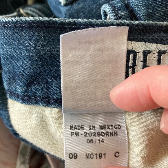 Classic Men’s Blue Straight Leg Jeans Night Train - Picture 7 of 8